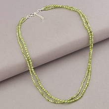 картинка Подвеска 'SUNSTONES' Циркон Серебро(925) 41 см от магазина Wolves