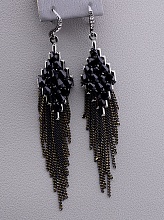 картинка Серьги Чешский хрусталь Сrystal от магазина Wolves