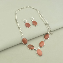 картинка Подвеска+Серьги Золотой Песок 60 см от магазина Wolves