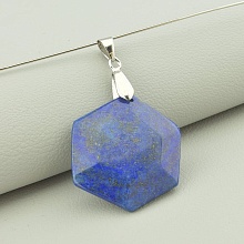 картинка Кулон Лазурит 35x30мм от магазина Wolves