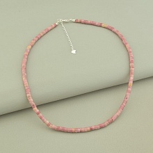 картинка Подвеска 'SUNSTONES' Родохрозит Серебро(925) 41 см от магазина Wolves