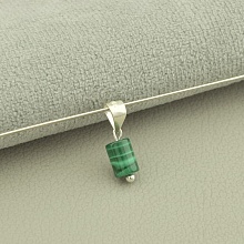 картинка Кулон 'SUNSTONES' Малахит Серебро(925) от магазина Wolves