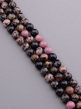 картинка Нитка Родонит 39 см 12 мм от магазина Wolves