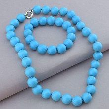 картинка Бусы+Браслет Бирюза 47 см от магазина Wolves