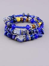 картинка Браслет 'FJ' Содалит 60 см от магазина Wolves