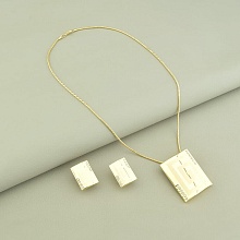 картинка Подвеска+Серьги Фианит 'Fashion' от магазина Wolves