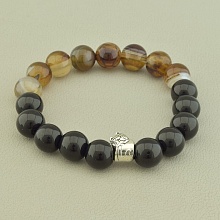 картинка Браслет 'SUNSTONES' Агат 18 см от магазина Wolves