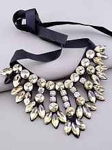 картинка Подвеска 'FJ' Фианит Ткань 60 см от магазина Wolves