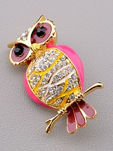 картинка Брошь Фианит 45x25мм от магазина Wolves