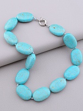 картинка Бусы Бирюза 45 см от магазина Wolves