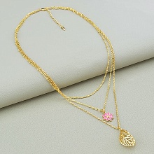 картинка Подвеска 'XUPING' Эмаль 41 см (позолота 18к) от магазина Wolves