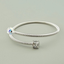 картинка Браслет 'Saiya' Фианит 17 см (родий) от магазина Wolves