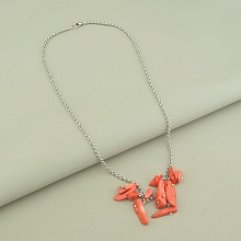 картинка Подвеска 'SUNSTONES' Коралл 52 см от магазина Wolves