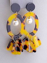 картинка Серьги Жемчуг Пластик 'FJ' от магазина Wolves