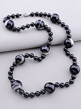 картинка Бусы 'SUNSTONES' Агат 63 см от магазина Wolves