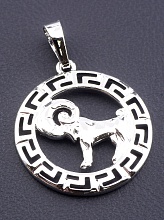 картинка Кулон Овен 'XUPING' (родий) от магазина Wolves