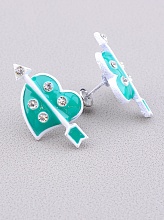 картинка Серьги 'Fashion' Эмаль Бижутерный сплав от магазина Wolves