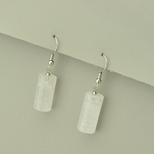 картинка Серьги Горный хрусталь 40х10 от магазина Wolves