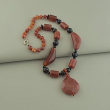 картинка Бусы Сердолик Агат 57 см от магазина Wolves