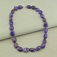 картинка Бусы 'SUNSTONES' Аметист 49 см от магазина Wolves