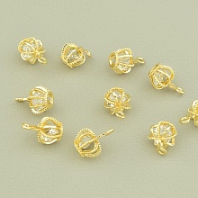 картинка Кулон Фианит 12х8 5мм (позолота 18к) от магазина Wolves