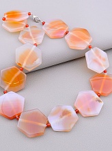 картинка Бусы Сердолик 50 см от магазина Wolves