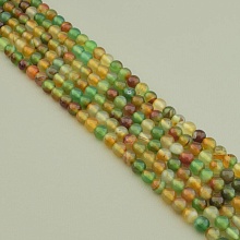 картинка Нитка Агат 38 см 6 3 мм (Без замка) от магазина Wolves