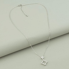 картинка Подвеска 'Saiya' Фианит 41 см (родий) от магазина Wolves