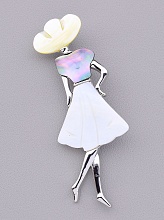 картинка Брошь Перламутр 85x30мм от магазина Wolves