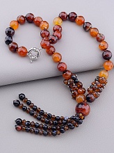 картинка Бусы Сердолик Чешский хрусталь 50 см от магазина Wolves