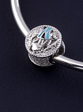 картинка Шарм Фианит 12х9 (родий) от магазина Wolves