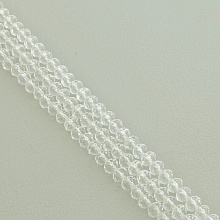 картинка Нитка Чешский хрусталь 42 см 4 мм (Без замка) от магазина Wolves