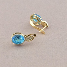 картинка Серьги 'XUPING' Фианит (позолота 18к) от магазина Wolves