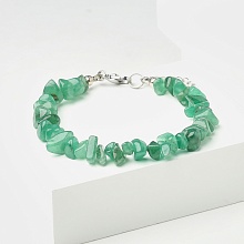 картинка Браслет Нефрит на карабине от магазина Wolves