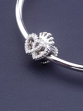 картинка Шарм Фианит 13х13 (родий) от магазина Wolves