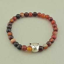 картинка Браслет 'SUNSTONES' Агат 17 см от магазина Wolves