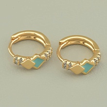 картинка Серьги 'XUPING' Фианит (позолота 18к) от магазина Wolves