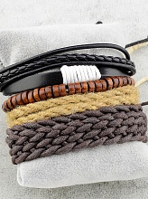 картинка Браслет Эко кожа 17 см от магазина Wolves