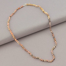 картинка Бусы 'SUNSTONES' Родохрозит Серебро(925) 46 см от магазина Wolves