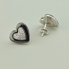 картинка Серьги 'XUPING' Фианит (родий) от магазина Wolves