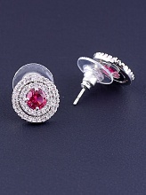 картинка Серьги 'Big Dipper' Фианит (родий) от магазина Wolves