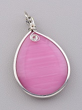 картинка Кулон Кошачий глаз 60x40мм от магазина Wolves