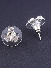 картинка Серьги 'Big Dipper' Фианит (родий) от магазина Wolves