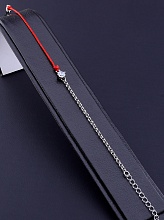 картинка Браслет 'XUPING' Фианит 17 см (родий) от магазина Wolves