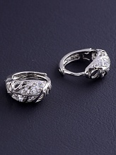 картинка Серьги 'XUPING' Фианит (родий) от магазина Wolves