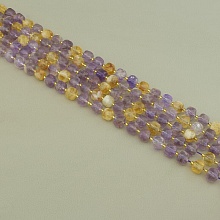 картинка Нитка Цитрин Аметист 38 см (Без замка) от магазина Wolves