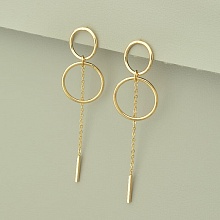 картинка Серьги 'XUPING' (позолота 18к) от магазина Wolves