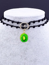 картинка Чокер 'FJ' Эмаль Ткань 30 см от магазина Wolves