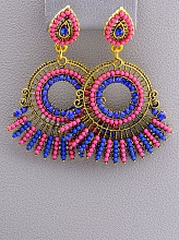 картинка Серьги Бисер 55x40мм от магазина Wolves