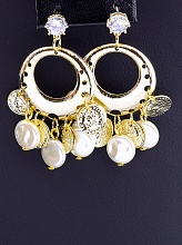 картинка Серьги 'FJ' Фианит от магазина Wolves